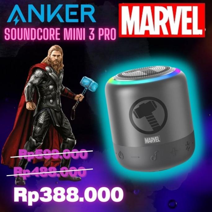 SPEAKER BLUETOOTH SUPER BASS ANKER MARVEL SOUNDCORE MINI 3 PRO THOR