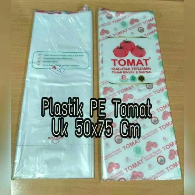 

Promo Plastik Pe Tomat / Plastik Bening Murah Tebal 008 Uk.50X75 60X100 1 Kg Terbaru