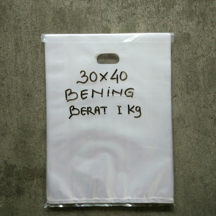 

Promo Kantong Plastik Pon Oval 30X40 Bening Transparan Terbaru