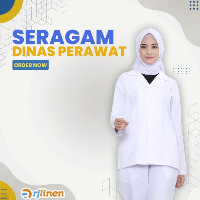 Seragam Dinas Perawat/Baju Dinas Perawat/Seragam Dinas Perawat Wanita