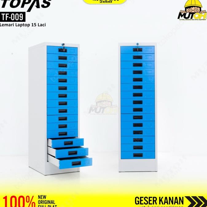 

[ Megaelektro99 ] Topas Tf-009 Lemari Besi Penyimpan Laptop 15 Laci Stok Terbatas