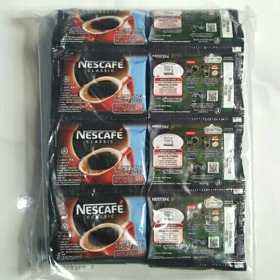 

Nescafe Classic Kopi Instan Seduh 1Pak Isi 60 @2G