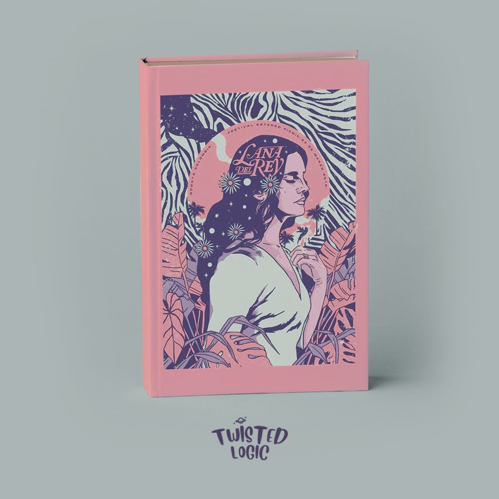

Aesthetic Notebook Hardcover Lana Del Rey