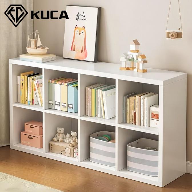 lantai ruang tamu penyimpanan loker rumah tangga sederhana rak buku