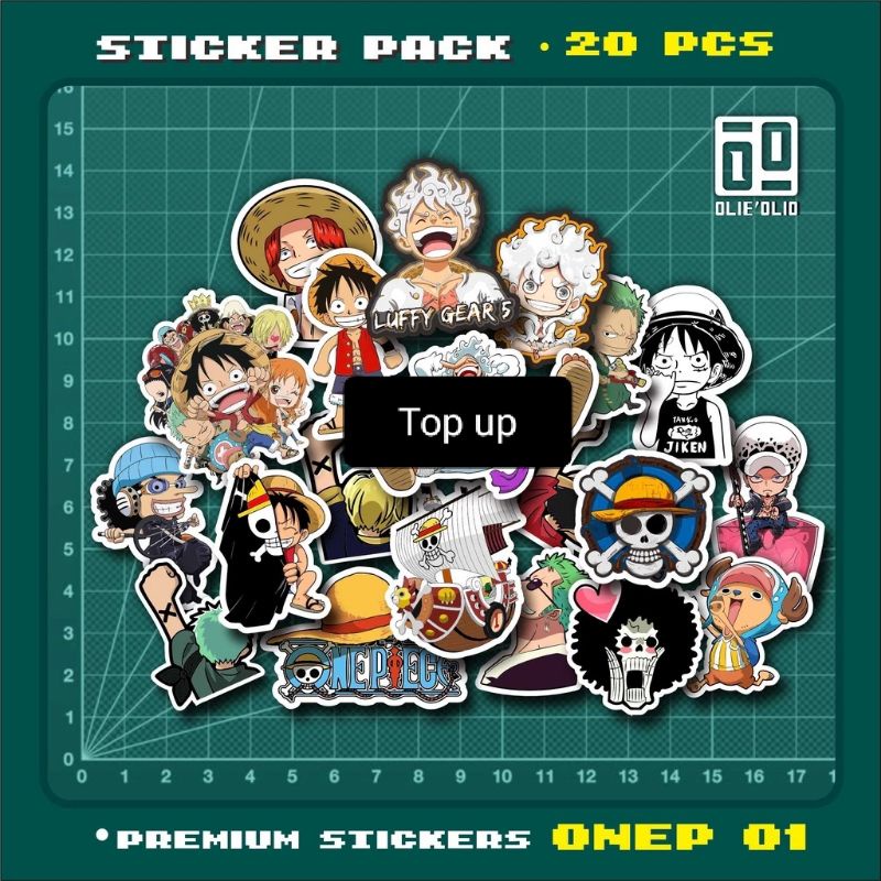 

STICKER ONE PICE GEAR 5 | STICKER MUMBLE | STICKER