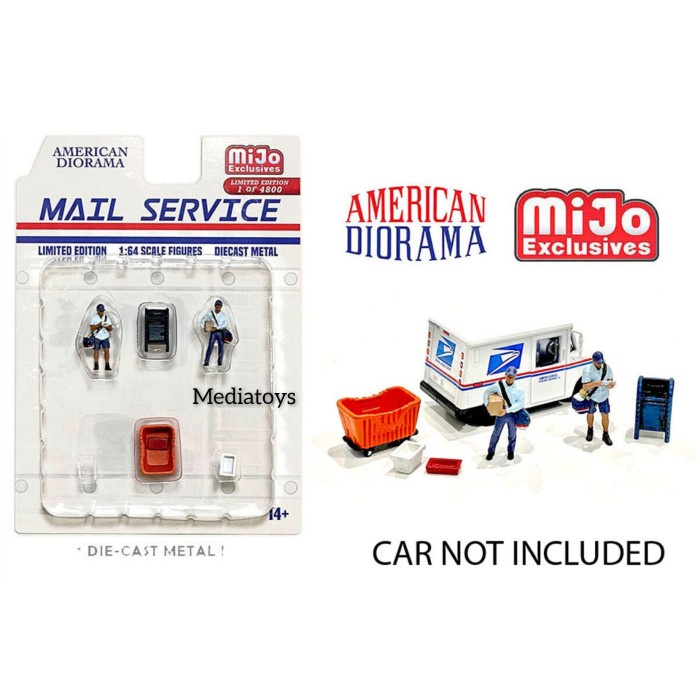 American Diorama Figure 64 Mail Service Mijo Exclusive Ready