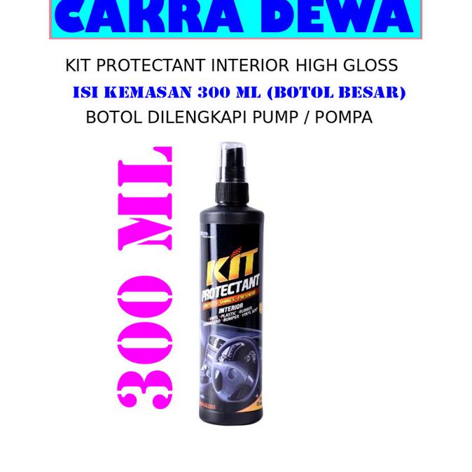 Kit Protectant Interior Mobil High Gloss PUMP 300ml dashboard Mobil Kode 1411
