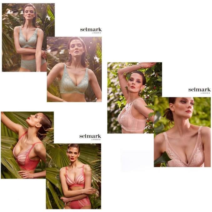 SELMARK BRA SET WANITA TANPA KAWAT BRANDED SIZE 38ABC