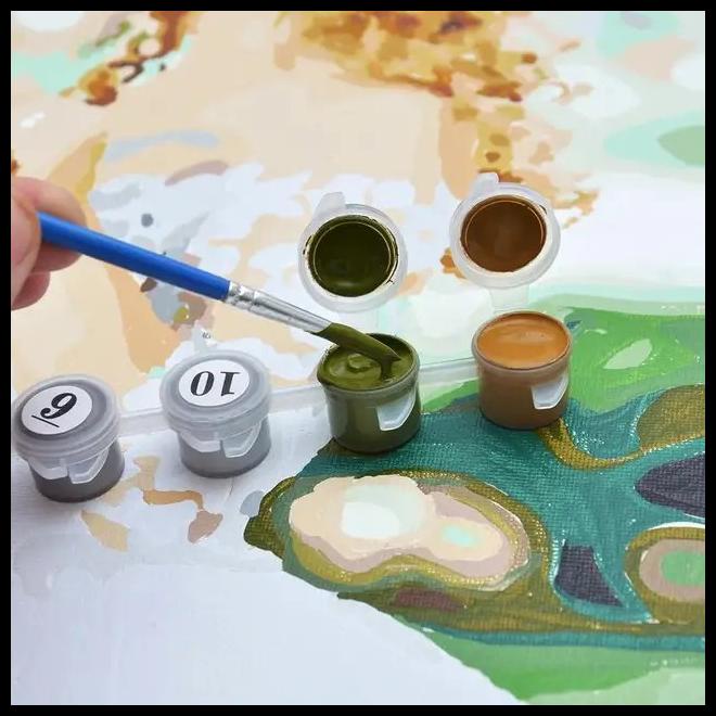 

GRATIS ONGKIR HOME DECOR CANVAS PAINT BY NUMBER KIT DIGITAL OIL PAINT !!!!