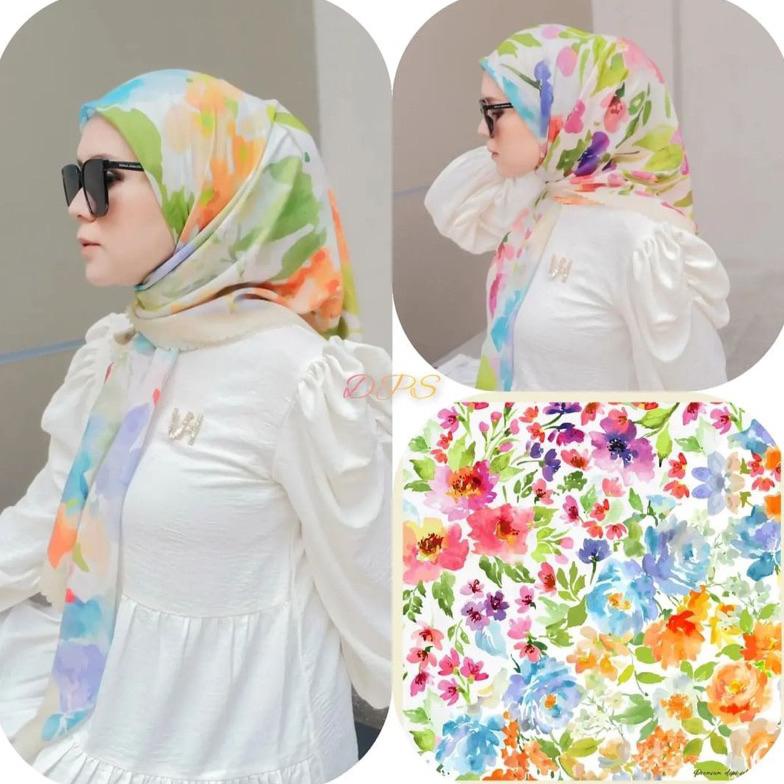 Miliki HIJAB MOTIF / VOAL MOTIF  / SEGIEMPAT MOTIF H POLKA / VOAL 
