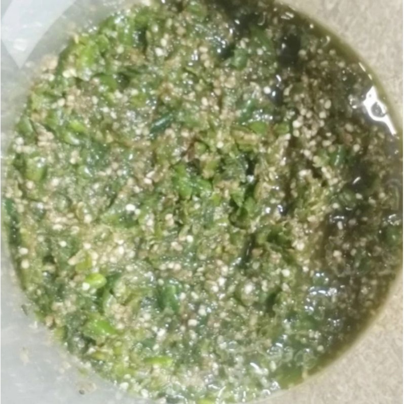 

Cabe Rawit Hijau Giling Kasar 500Gr / Cabai