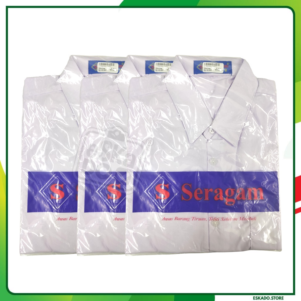 

Baju Seragam Putih Polos Lengan Dek Sd / Smp / Sma (Merek Seragam)