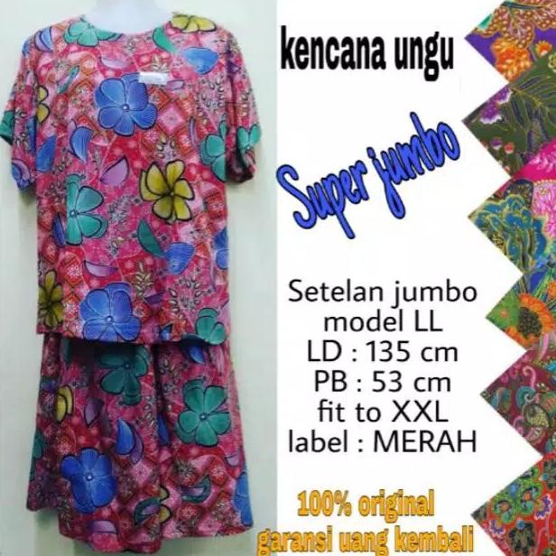 Setelan jumbo kencana ungu KUMJB