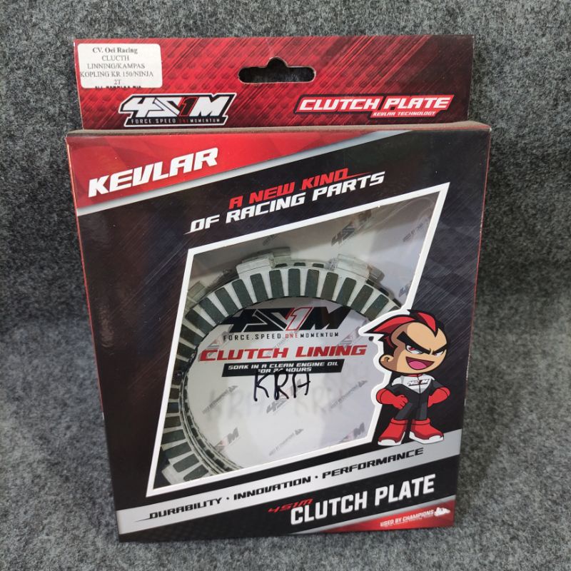 KAMPAS KOPLING 4S1M CARBON KEVLAR NINJA 150 RR R SS KR KRR ZX ORIGINAL 4S1M