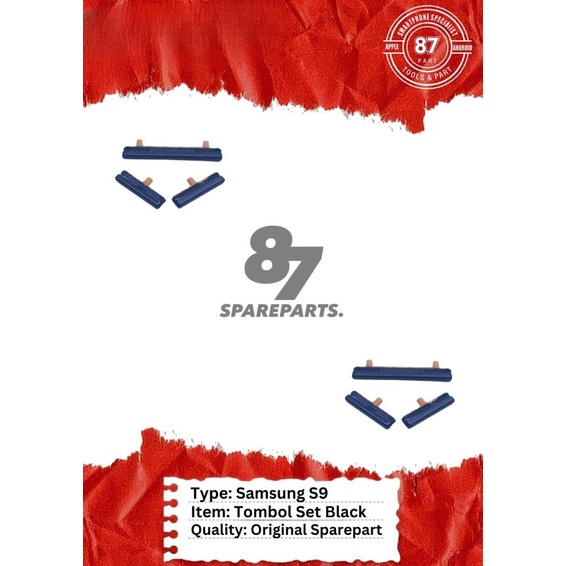 Tombol On Off Volume Samsung S9 / G960  Original Quality Sparepart