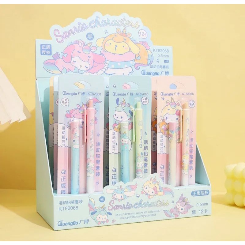 

Lovely- Pensil mekanik sanrio unicorn license 0.5mm