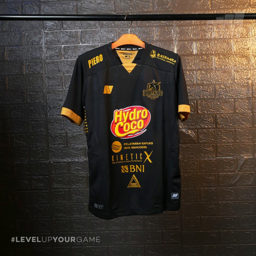 Noij Baju Jersey Futsal Bintang Timur Surabaya Bts - Black