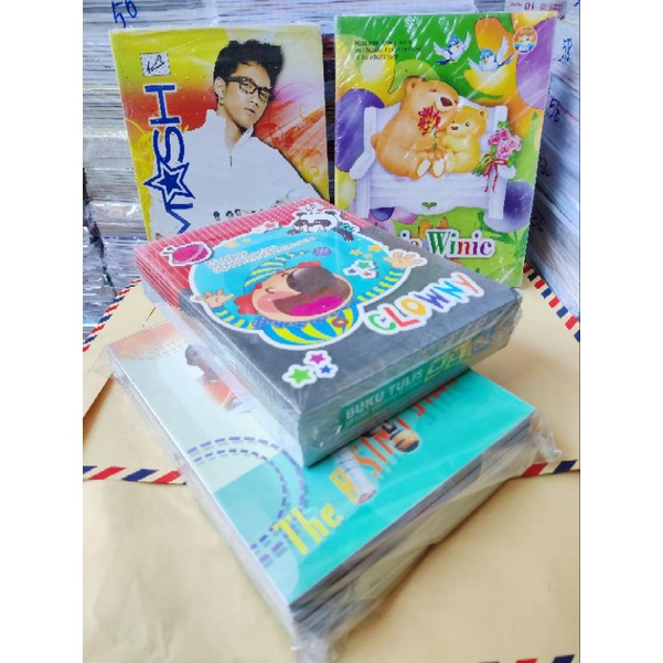 

Buku tulis murah isi 58 lembar MEREK RANDOM (10buku)