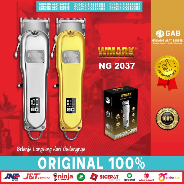 Hair Clipper Wmark NG-2037 Alat Cukur Pangkas Rambut Barbershop7000RPM