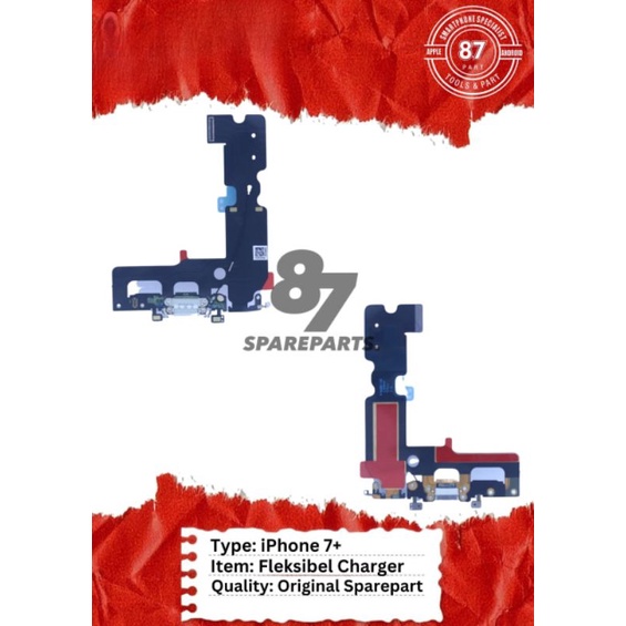 Fleksibel Cas / Fleksibel Charger Iphone 7+ / Iphone 7 Plus Original Quality Sparepart