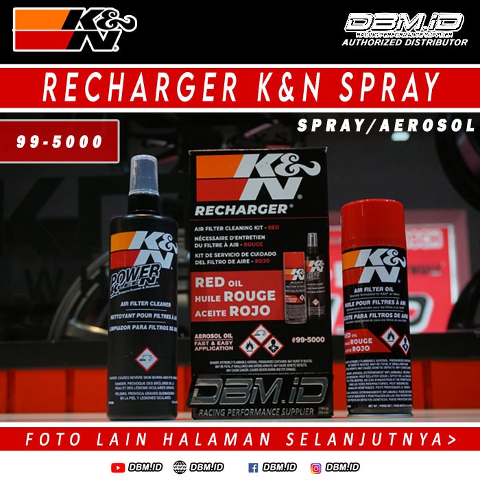 {IramaShop} Pembersih Filter KN Recharger KN KN KNN Aerosol Oil Spray 99-5000 Diskon