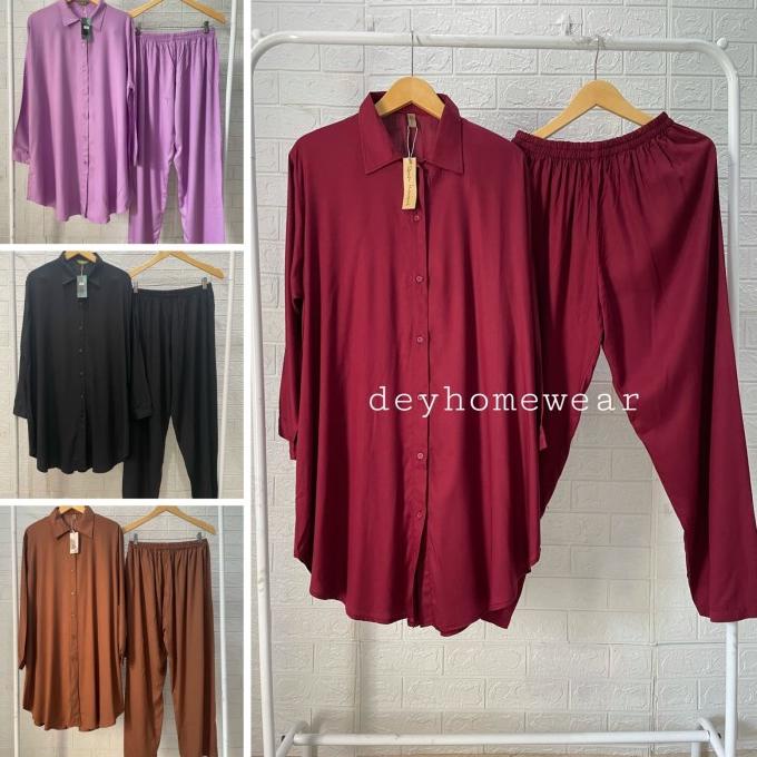 ONE SET/STELAN TUNIK SUPER JUMBO LD 130