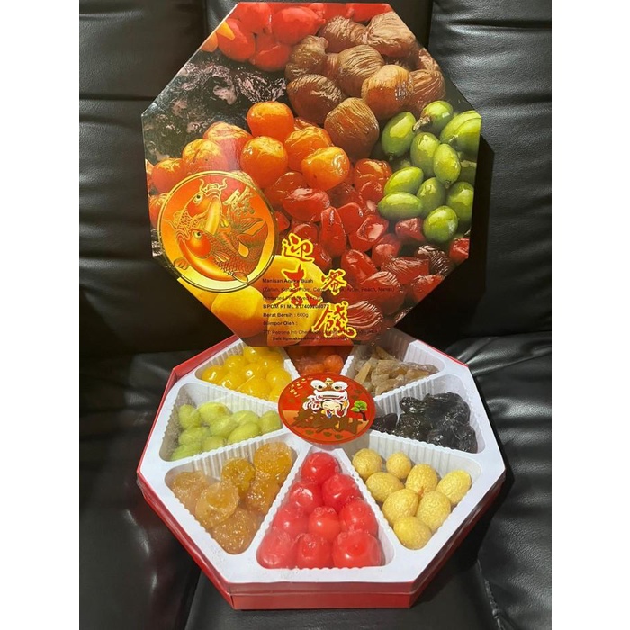 

Pak Chen Ko Fruit / Manisan Buah Imlek / Manisan Aneka buah Kotak 600g Best Seller