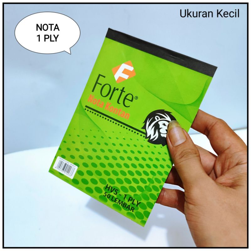

1 Pcs Nota Kontan 1 Ply Forte