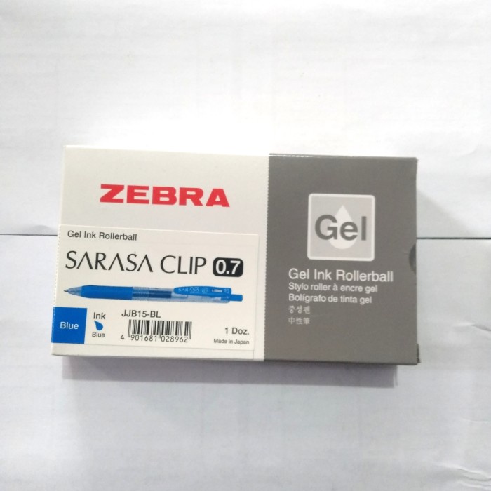 

Pulpen Zebra Sarasa 0,7 Biru / Bolpoint Zebra Sarasa 0,7