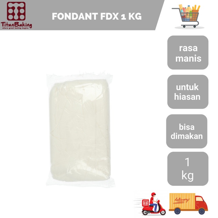 

Promo Fondant Hiasan Kue Gum Paste Dekor Cake Fondx 1Kg