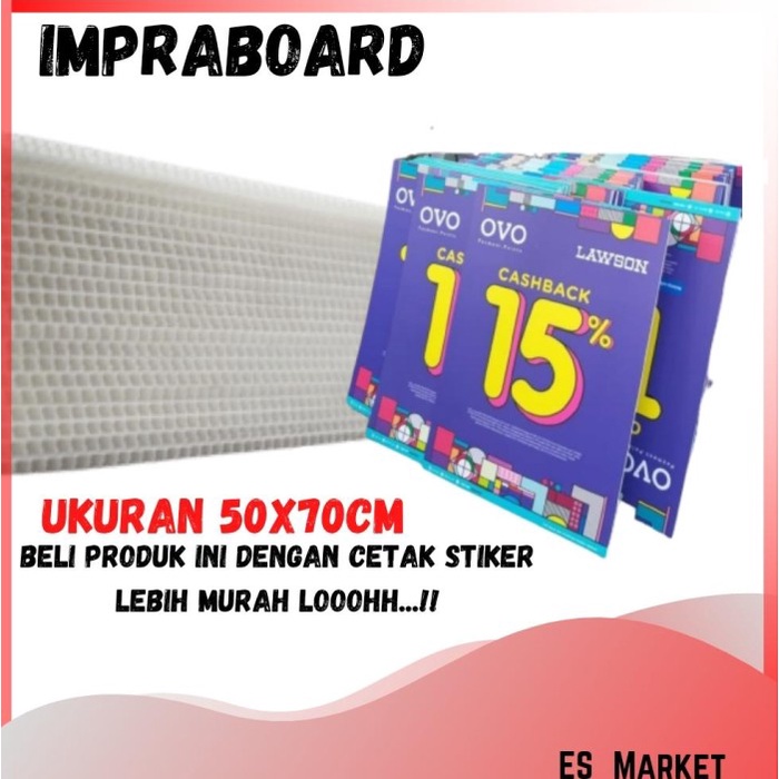 

Promo Impraboard 50X70Cm / Papan Promosi