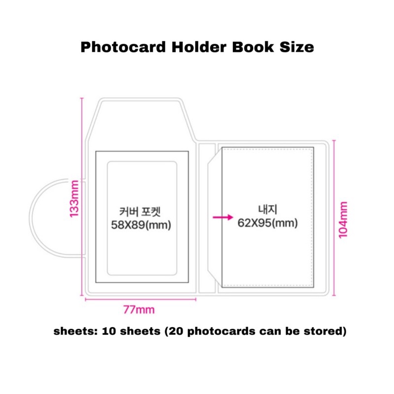 [Ready ] Coco Planet Our Motif Ourmotif Photocard Holder & Collect Blbook Luy Charm Omam Luy Charm /