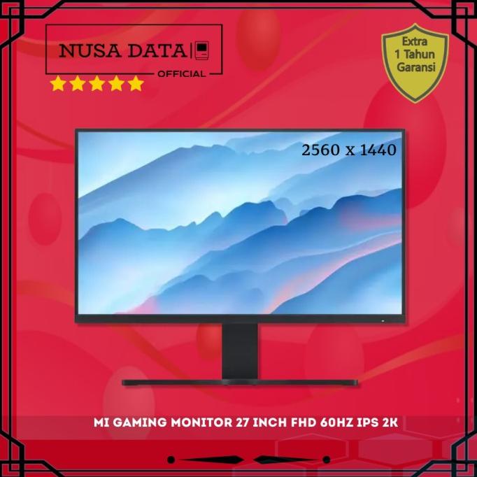 Monitor Xiaomi Mi Professional 27 Inch 2K Ips 60 Hz Tuv Sgs Blue Light Malaikaer