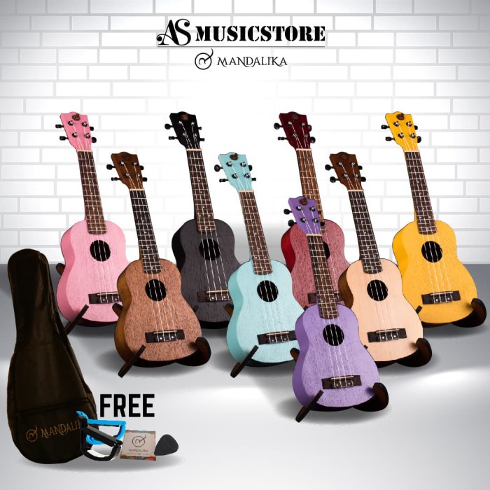 Ukulele - Ukulele Mandalika Sn-01 Original / Gitar Mini / Gitar Kecil