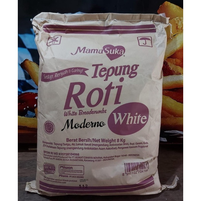 

Baru!! Mam Tepung Roti white 8 Kg