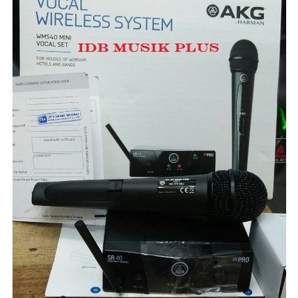 Mic Wireless Akg Wms 40 Pro Mini Wms40Pro Mini Original Akg