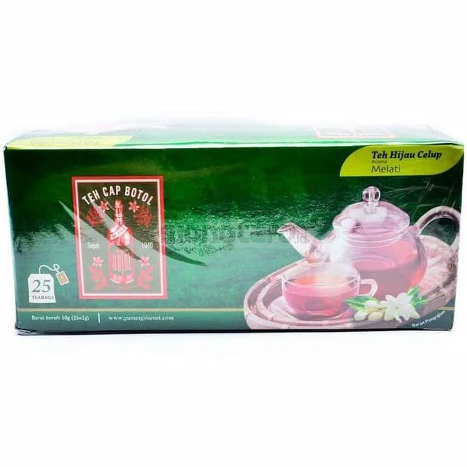 

Teh Cap Botol Celup Hijau Melati