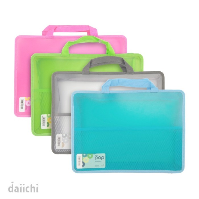 

Asli Zipper Bag Daiichi Horisontal Pop Folio (F4) Ready Stock