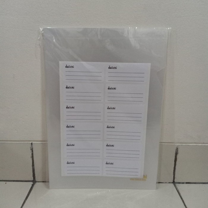 

Ready Map Bening L Daiichi A4 / Clear Sleeves 9001 A4 / 1 Pak Isi 12 Pcs Diskon