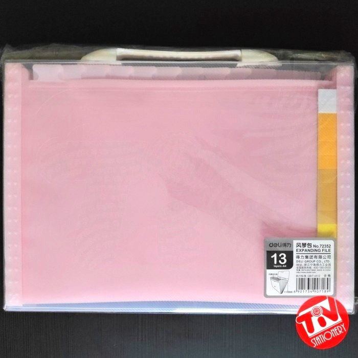 

Termurah Map Harmonika / Expanding File Deli 72352 Animal A4 (13 Pockets) Murah