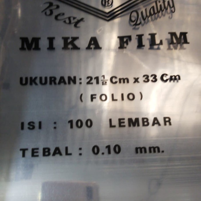 

New Cover Mika Jilid A4 Ashahi Terbaik