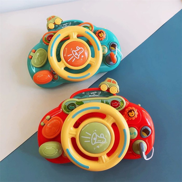 Mainan Setir Anak Children Steering Wheel Mainan Stroller Toys Ready