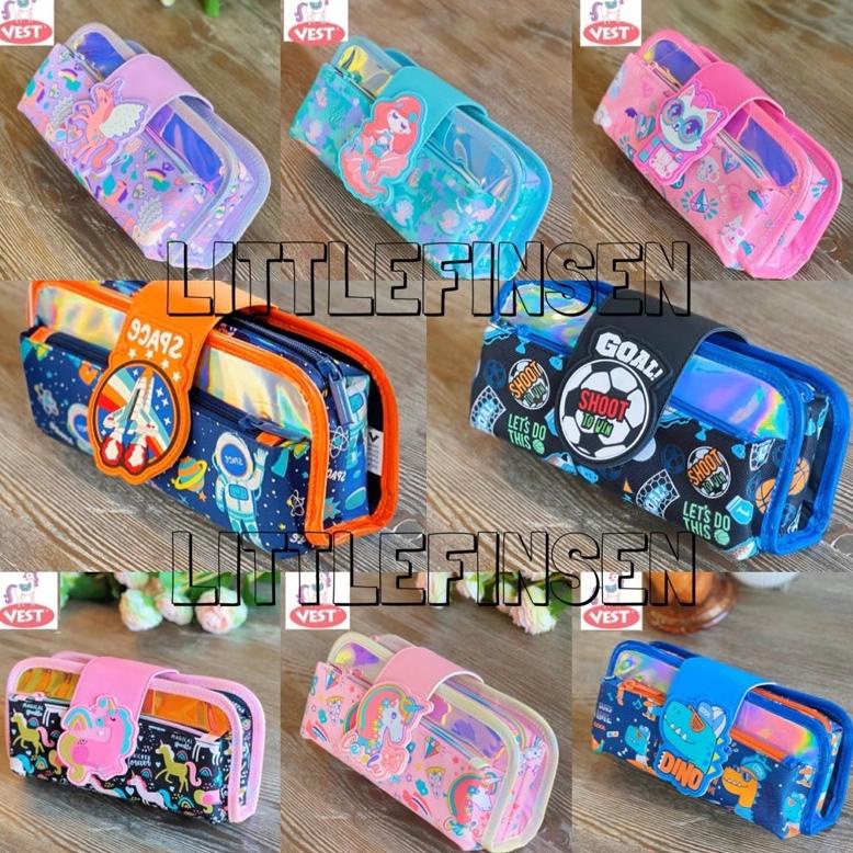 

Original pencil case anak tempat pensil anak kotak pensil anak pencil case lipat tempat pensil karakter anak F Termurah