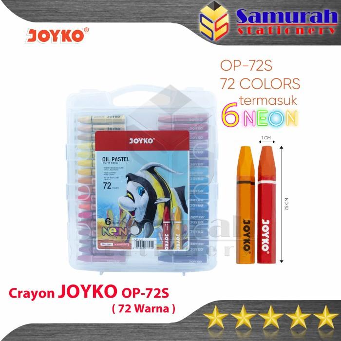 

Crayon Joyko 72 Warna Neon / Oil Pastel OP-72S / Krayon Minyak 72W Best Seller