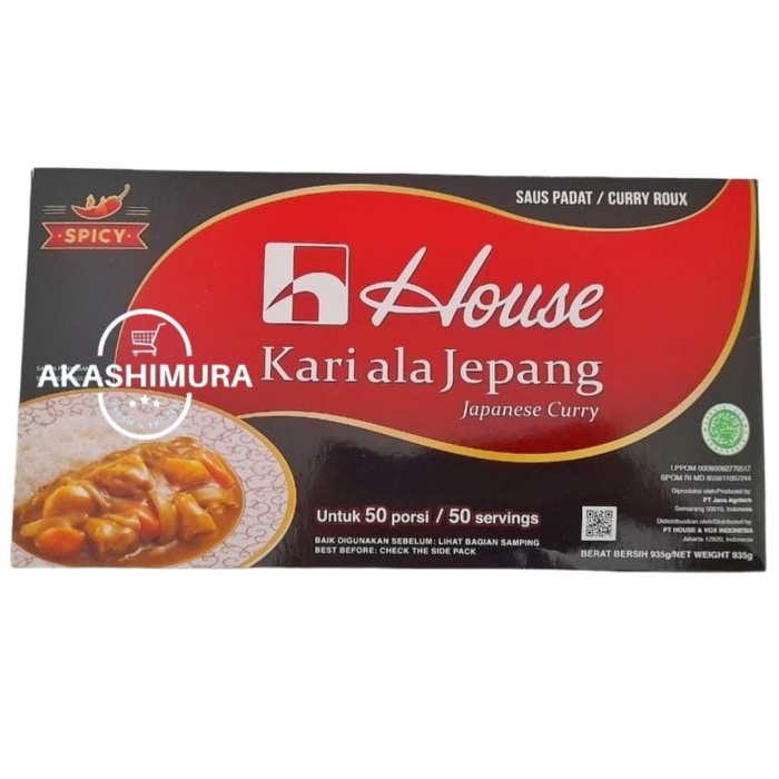 

Promo House Kari Ala Jepang Pedas / House Curry Spicy 1 Kg Halal