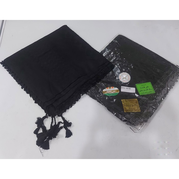 sorban Surban Sorban Haji Koncer Hitam Polos/ Oleh Oleh Haji dan Umroh(G5N9) BISA COD sorban yaman s