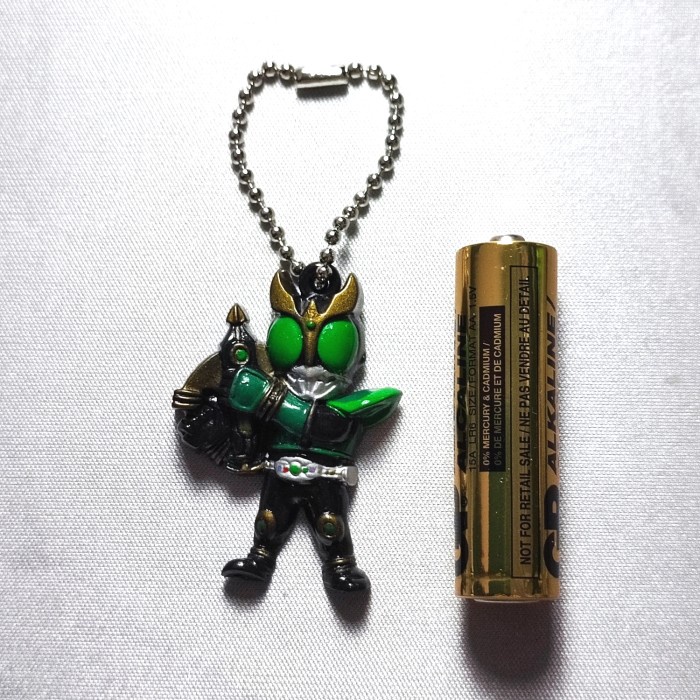 kamen rider kuuga pegasus form original keychain strap figure masked telorayampuyuh