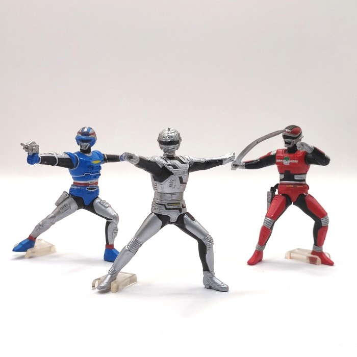 set bandai gavan sharivan shaider metal heroes series vinyl figure hg telorayampuyuh