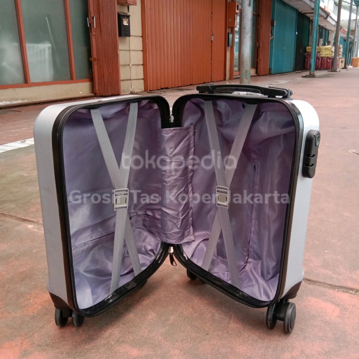 Koper 16 Inch Fiber Polo Asia Kabin Size Promo Cuci Gudang