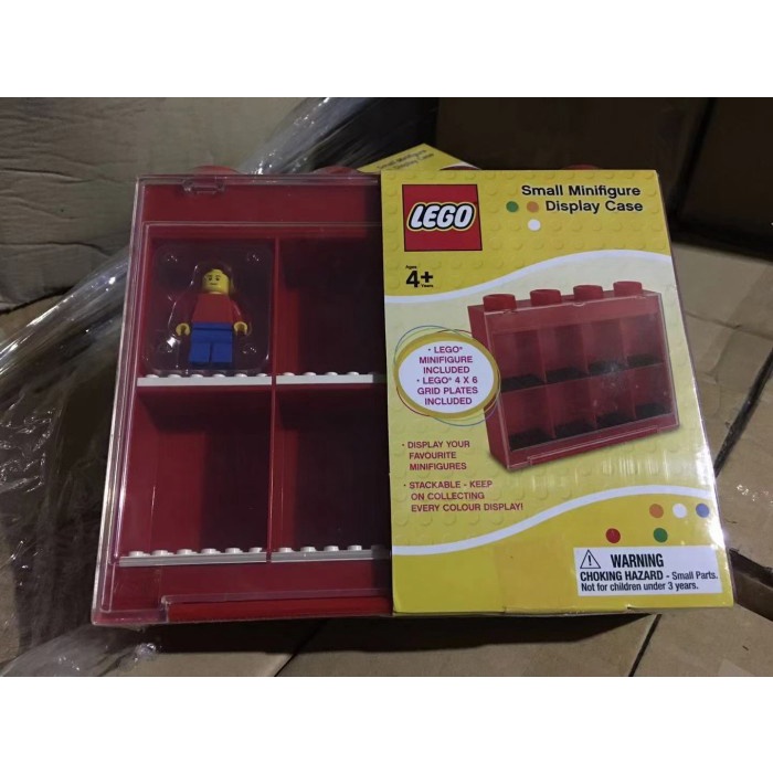 Lego Small Mini Figure Display Case + Mini Figure